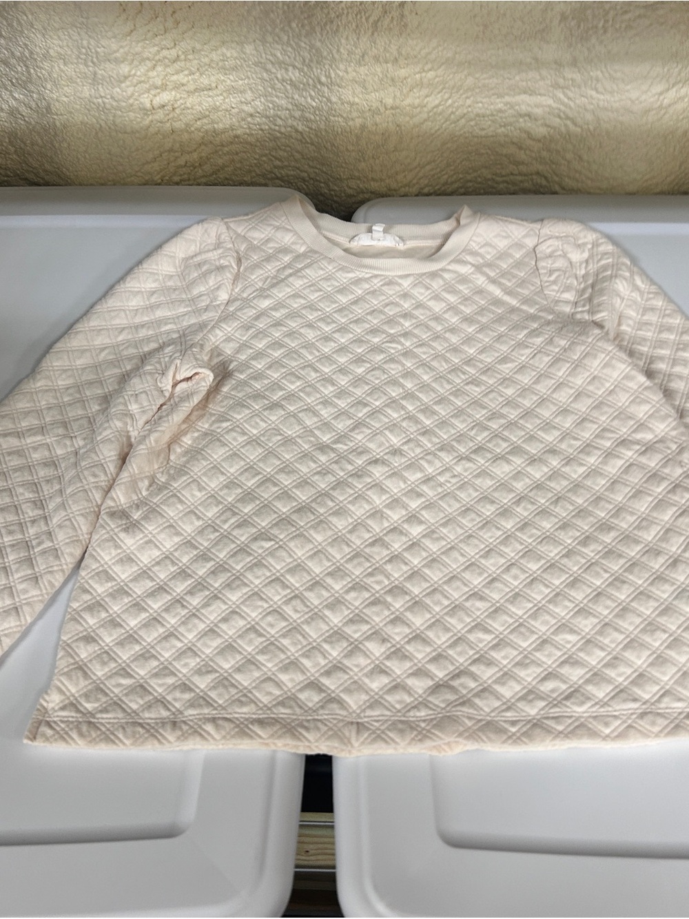 Workshop Republic Clothing Cream sweatshirt